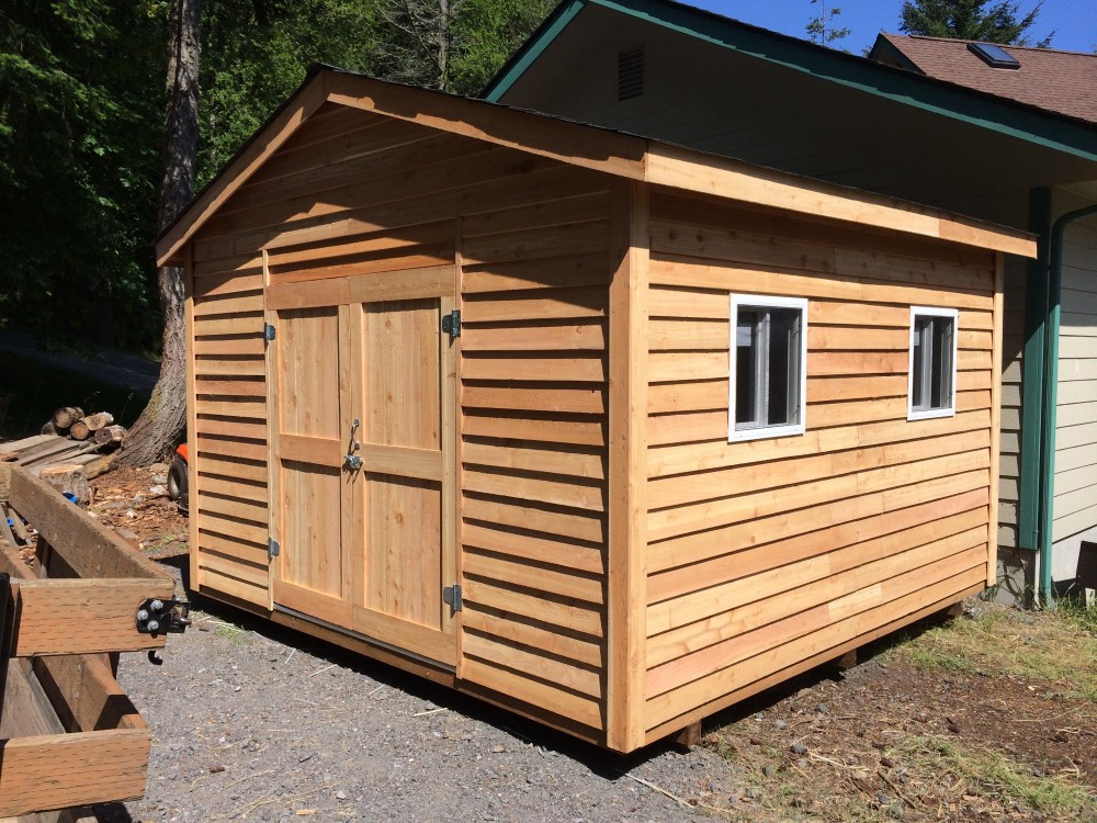 shop heartland gentry saltbox engineered wood storage shed