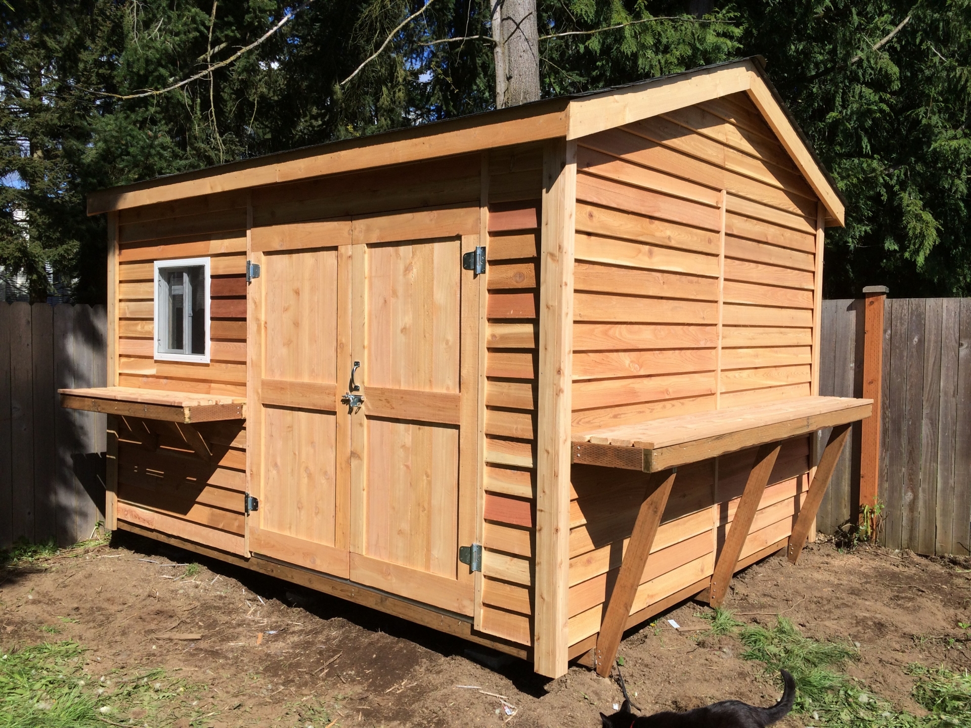 westviewmanufacturing emily's cabin 10 ft. w x 12 ft. d