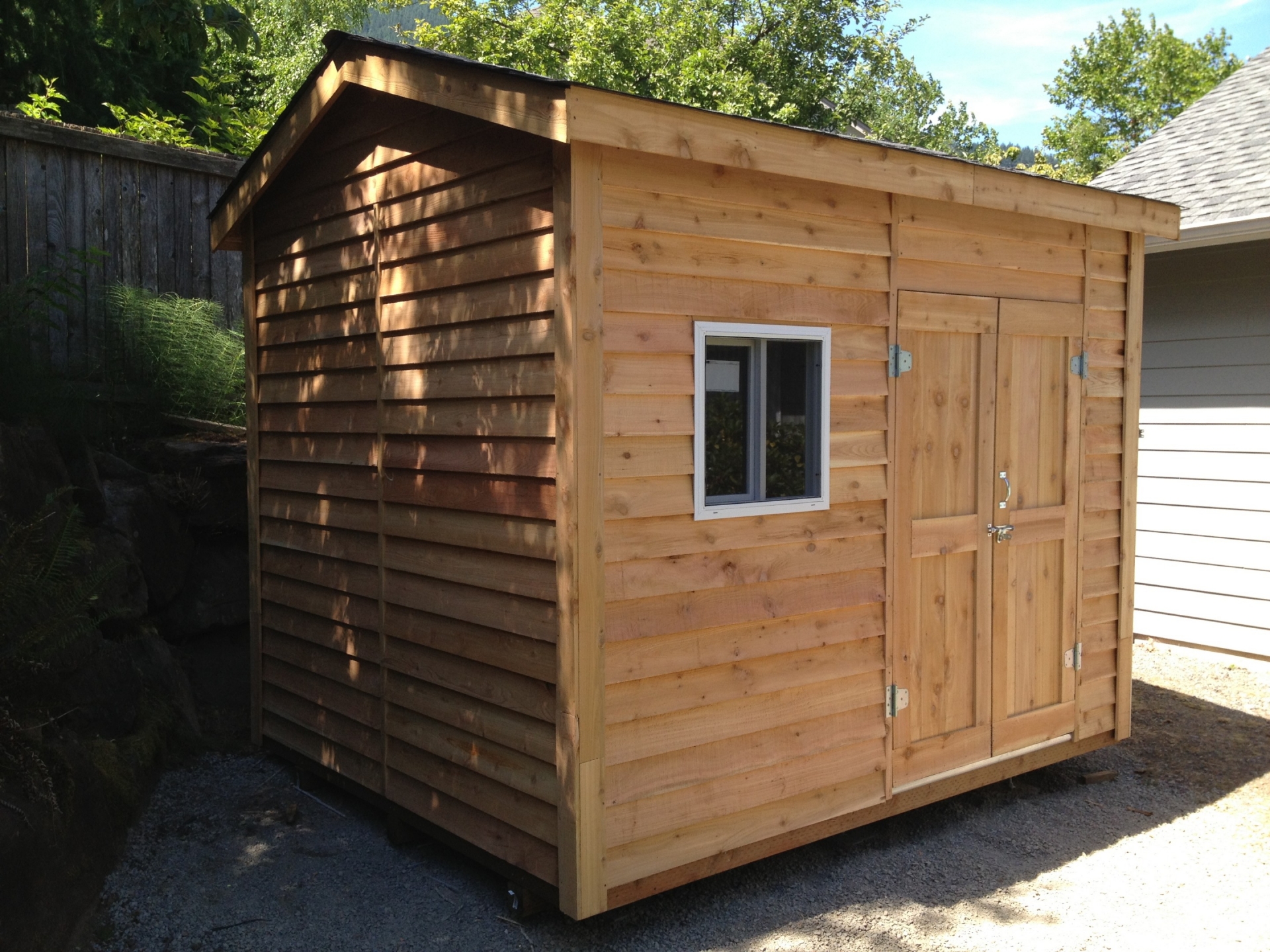 tuff shed installed start to finish, time laps - youtube