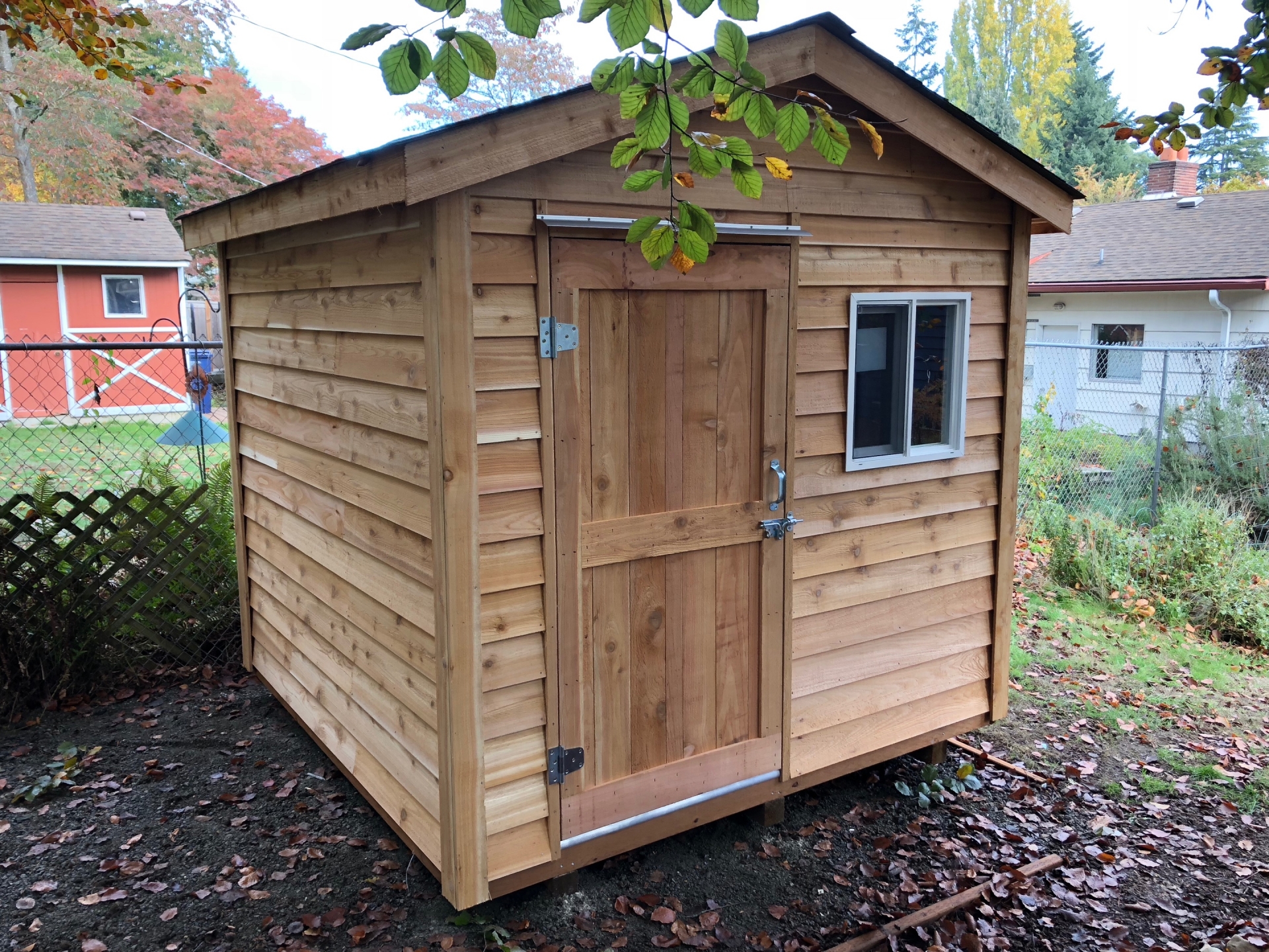 Wood storage sheds 8 x 8
 